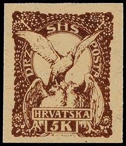Jugoslawien 5 Kr. Freimarken, ... 