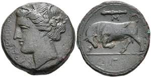 Sizilien Syrakus, Æ(5,86g), ca. 275-215 v. ... 