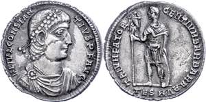 Münzen Römische Kaiserzeit Constantius II ... 