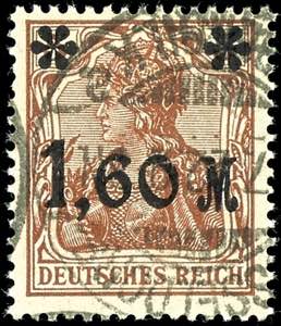 Deutsches Reich 1,60 M. auf 5 Pfennig ... 