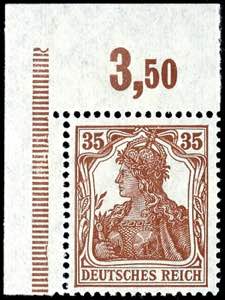 Deutsches Reich 35 Pfennig Germania, ... 