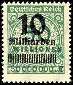 Deutsches Reich 10 Mrd. auf 50 Mio. M. ... 