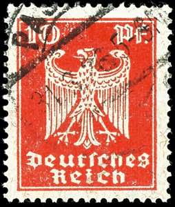 Deutsches Reich 10 Pfg Reichsadler, ... 