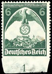 Deutsches Reich 6 Pfg Reichsparteitag ... 