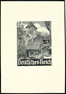Deutsches Reich 1933/1945, Einzelabzug auf ... 