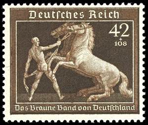 Deutsches Reich 42 Pfennig Das Braune Band ... 