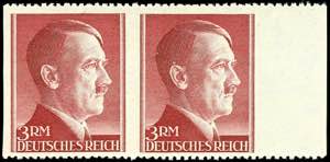 Deutsches Reich 2 RM Hitler, Abart ... 