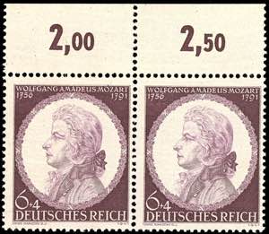 Deutsches Reich 6 Pfennig Mozart, ... 