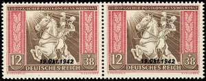 Deutsches Reich 12 Pfg Unterzeichnung des ... 