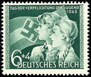 Deutsches Reich 6 Pfg Tag der Verpflichtung ... 