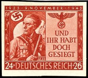 Deutsches Reich 24 + 26 Pfg 20. Jahrestag ... 