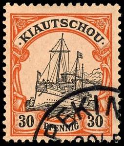 Deutsche Post in China 30 Pfennig Kiautschou ... 