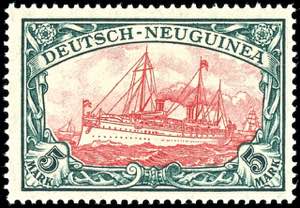 Deutsch-Neuguinea 5 Mark in Type IIAII ... 