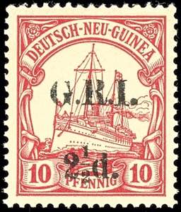 Deutsch-Neuguinea Britische Besetzung 2 1/2 ... 