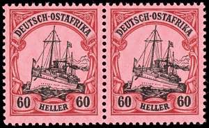 Deutsch-Ostafrika 60 Heller Kaiseryacht, ... 