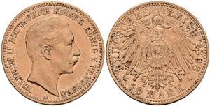 Preußen Goldmünzen 10 Mark, 1898, Wilhelm ... 