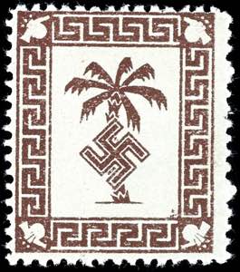 Feldpostmarken Tunis-Päckchenmarke tadellos ... 