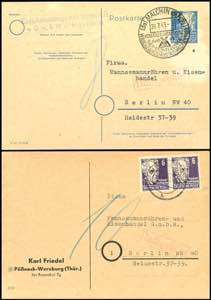 Bundesrepublik Deutschland - Postkrieg 1949, ... 