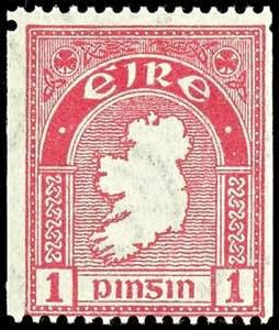 Irland 1933, 1 Pg Freimarke, Rollenmarke ... 