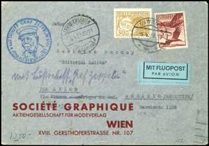 Österreich 1933, 30 Gr. und 3 Schilling auf ... 