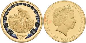 Australien 100 Dollars, Gold, 2000, XXVII. ... 