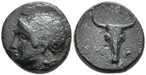 Troas Assus, Æ (1,41g), ca. 400-240 v. Chr. ... 