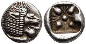 Ionien Milet, Diobol (1,18g), 6. Jh. v. Chr. ... 