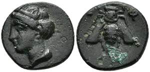Ionien Ephesos, Æ (1,17g), 380-320 v. Chr. ... 