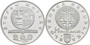 Slowakei 200 Kronen, Silber, 1997, 200. ... 