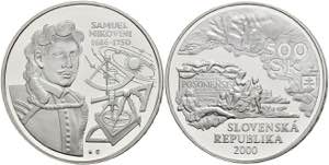 Slowakei 500 Kronen, Silber, 2000, 250. ... 