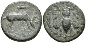 Ionien Ephesos. Æ (3,29g), ca. 190-150 v. ... 