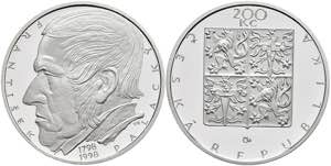 Tschechien 200 Kronen, Silber, 1998, 200. ... 