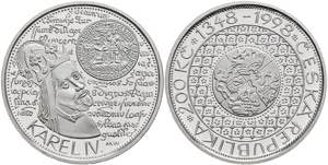 Tschechien 200 Kronen, Silber, 1998, 650 ... 