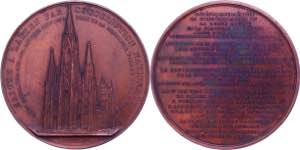Medaillen Ausland vor 1900 Belgien, Laeken, ... 