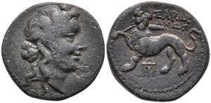 Lydien Sardes, Æ(4,35g), 2. Jh. v. Chr. Av: ... 