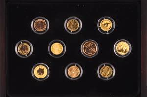 Sammlungen Goldmünzen 10 verschiedene ... 