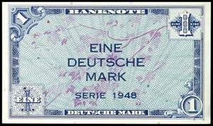 Geldscheine Bank deutscher Länder 1 ... 