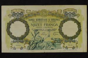 Banknoten Europa Albanien, 20 Franga (4x), ... 
