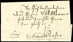 Prussia - Pre-stamp Mail Stargard: stampless ... 