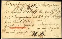 Prussia - Pre-stamp Mail 1838, \Berlin 19 ... 