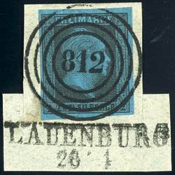 Preußen Nummernstempel 812 - Lauenburg in ... 