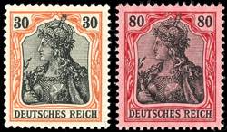 Deutsches Reich 30 Pfg orangeweißes Papier ... 