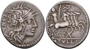 Coins Roman Republic M. Tullius, denarius ... 