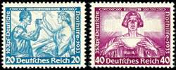 German Reich 3 Pfg to 40 Pfg \operas from ... 