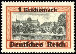 German Reich 1 RM. On 1 G. Gdansk departure ... 