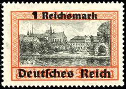 German Reich 2 RM on 2 G. Danzig-departure ... 