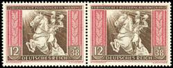 German Reich 12 Pfg Postal service congress, ... 