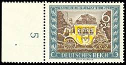German Reich 6 Pfg Day of the Postage Stamp ... 