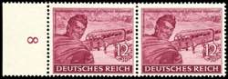German Reich 12 Pfg comradeship block of the ... 