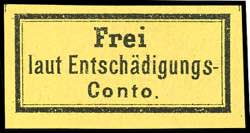 Official stamp German Reich Railroad fee ... 